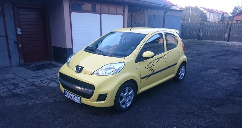 Peugeot 107 cena 11850 przebieg: 183000, rok produkcji 2009 z Tarnów małe 742